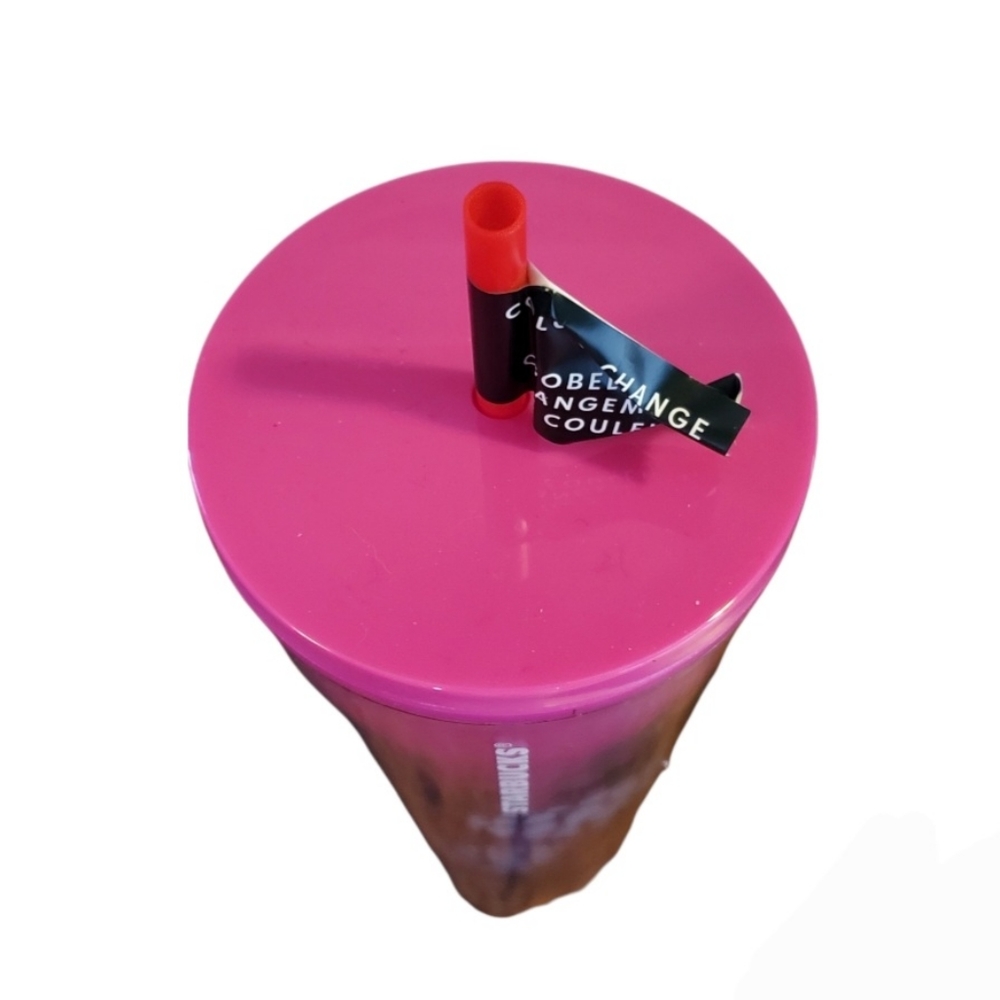Starbucks 24oz Color Changing Tumbler Pink - Picture 5 of 10